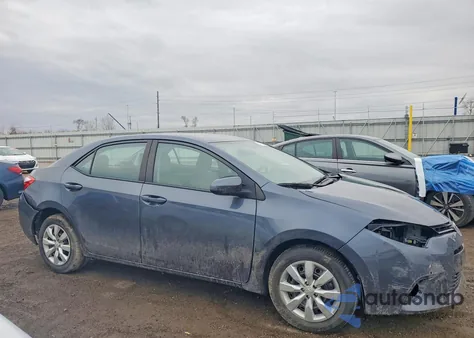 2015 Toyota Corolla Le from USA, damaged, VIN 5YFBURHE7FP274571